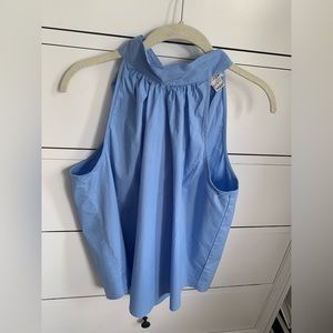 JCrew Halter Blouse with Bow!